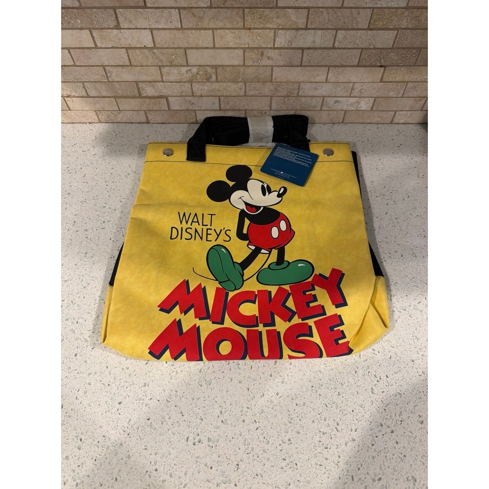 Disney Mickey Mouse Tote Bag Shoulder Purse NWTโ
